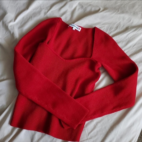 Go Girl Go! Sweatheart neckline top - Picture 3 of 4